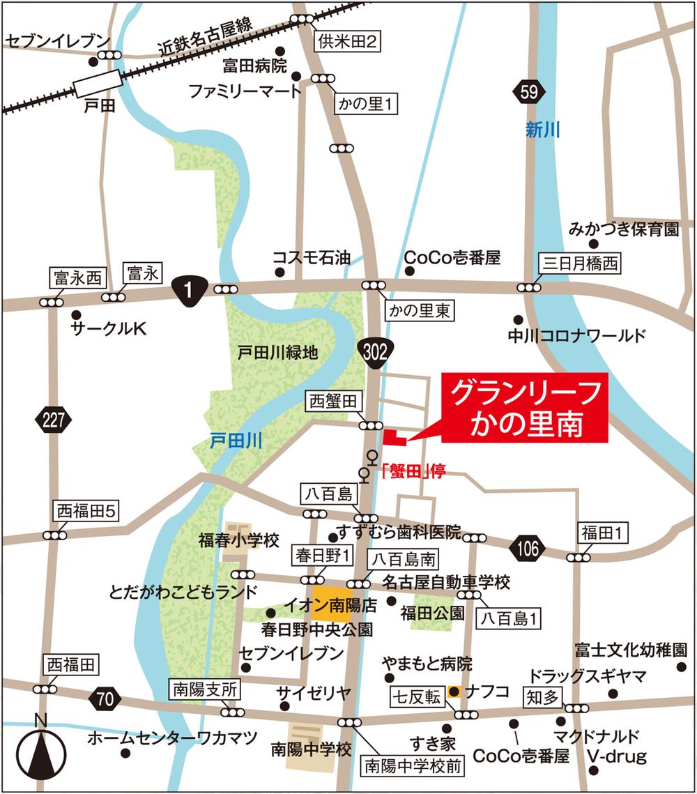 Local guide map