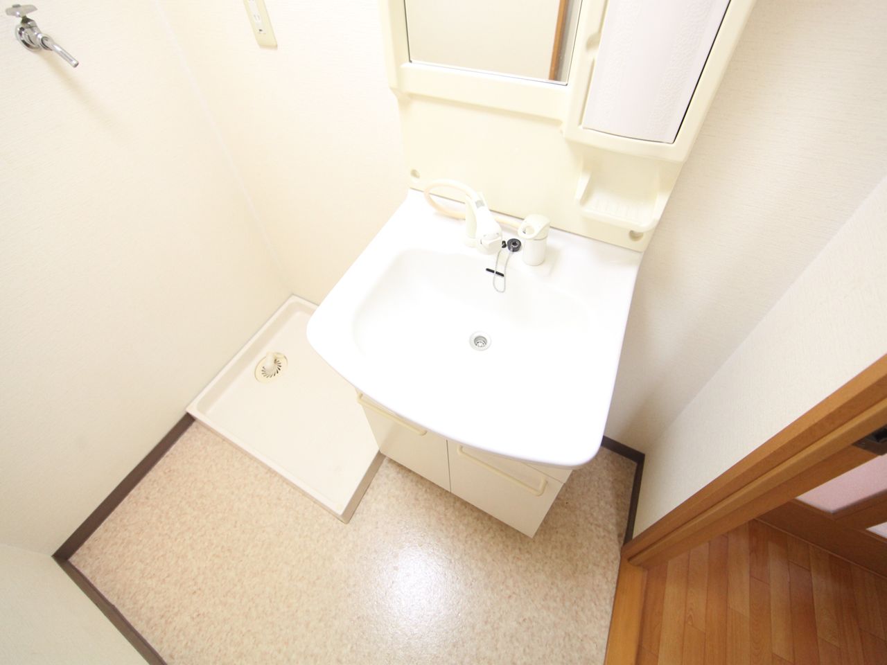 Washroom. You can wash basin (shampoo dresser) washing machine available