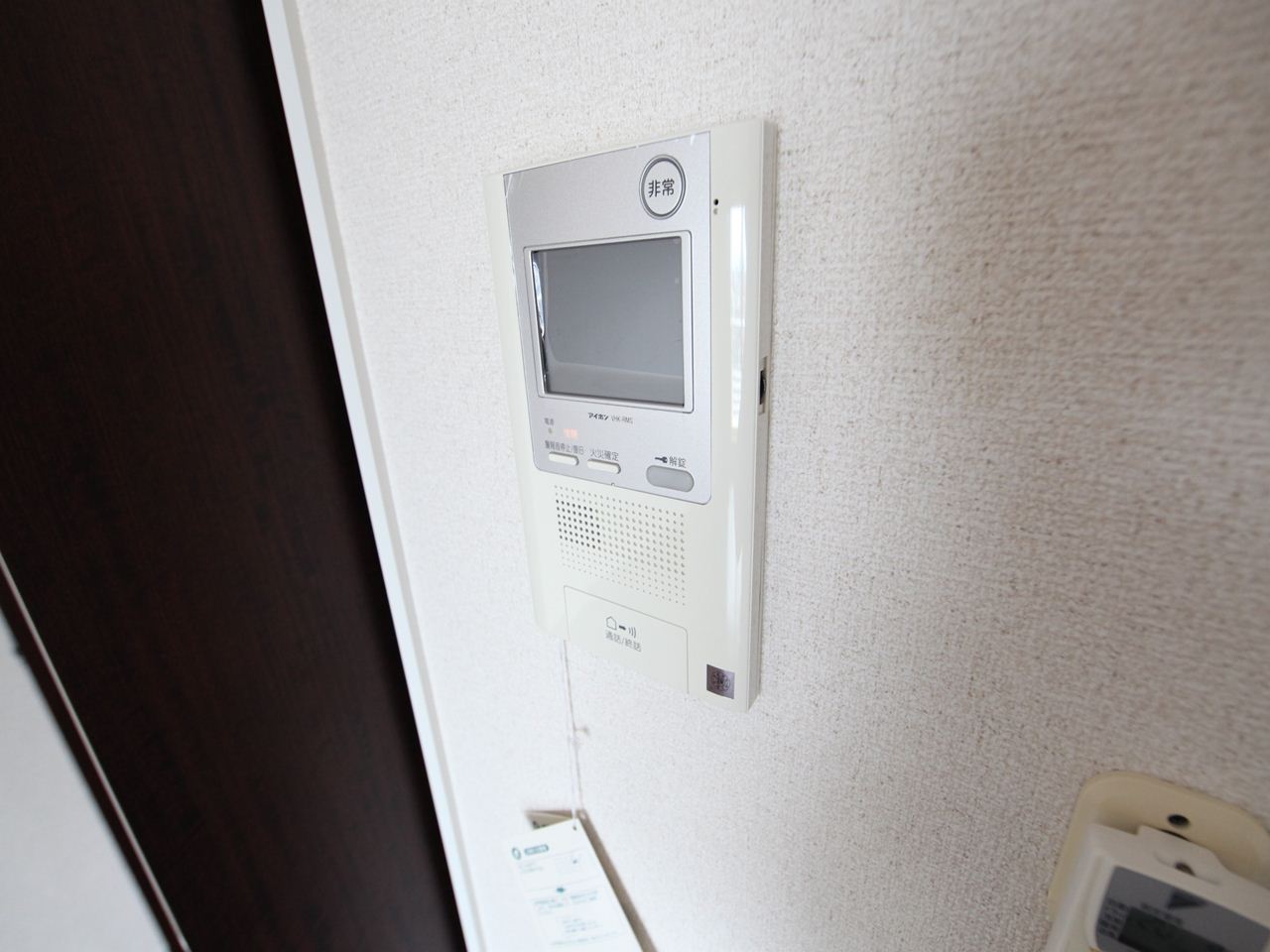 Security. Intercom with TV monitor