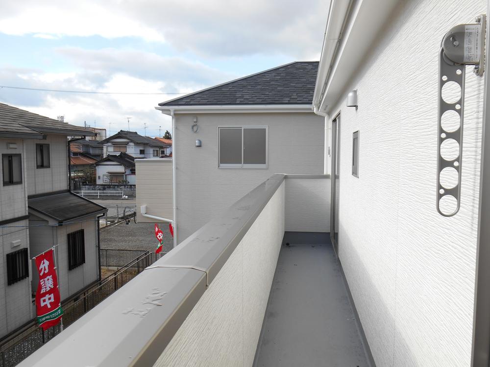 Balcony. South-facing wide balcony of
