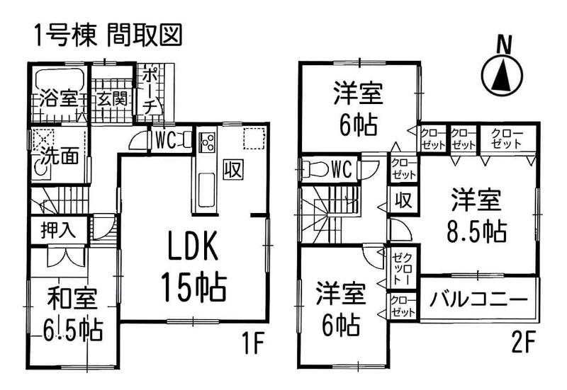 Floor plan. 23.8 million yen, 4LDK, Land area 116.89 sq m , Building area 98.83 sq m