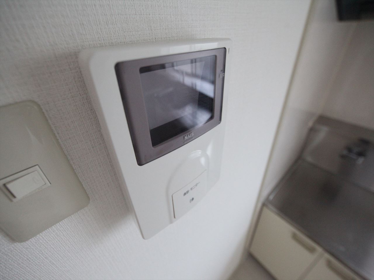 Security. Intercom with TV monitor