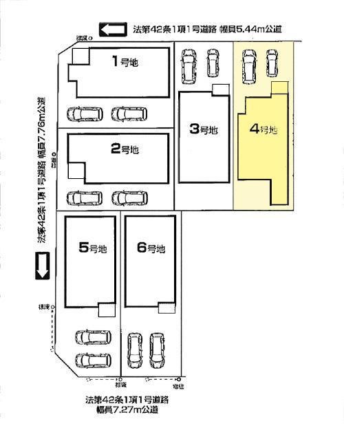 Compartment figure.  ◆ Parallel two PARKING ◆ 