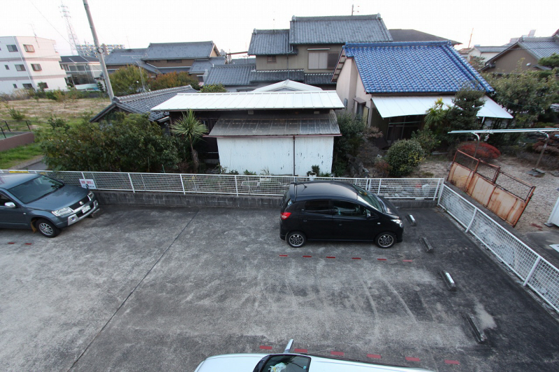 View. A quiet residential area