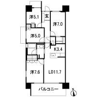 Floor: 4LDK, occupied area: 84.43 sq m, Price: TBD