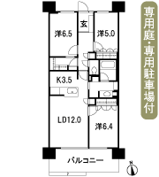 Floor: 3LDK, occupied area: 76.86 sq m, Price: TBD