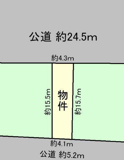 Compartment figure. Land price 10.8 million yen, Land area 70.24 sq m