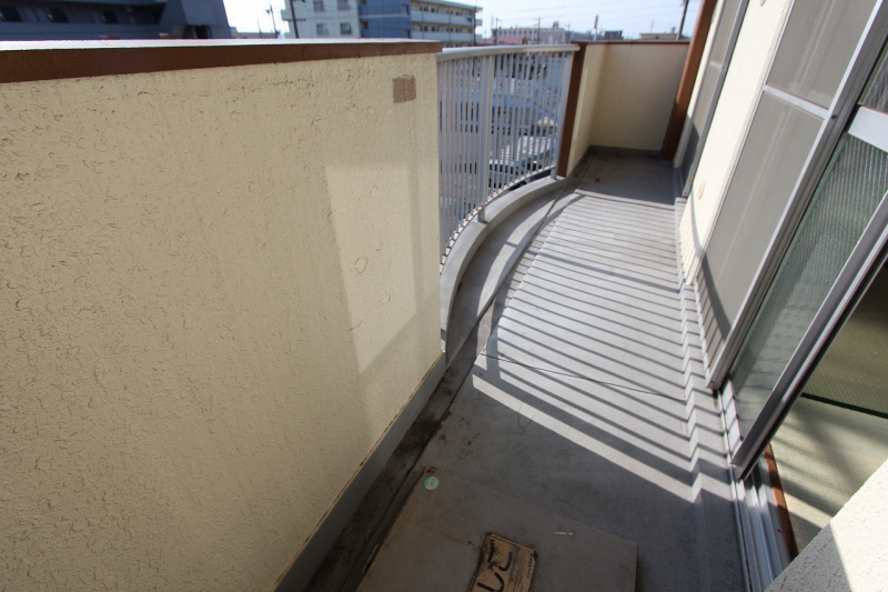 Balcony. Wide veranda