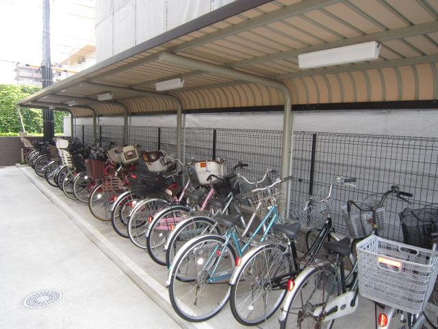 Other common areas. Bicycle parking lot shooting