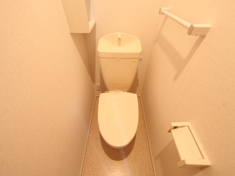 Toilet. Heating toilet seat with toilet There shelf