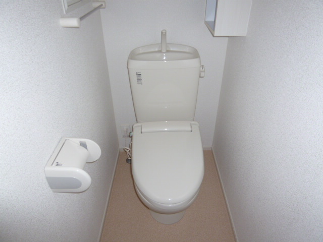 Toilet. WC Heating toilet seat