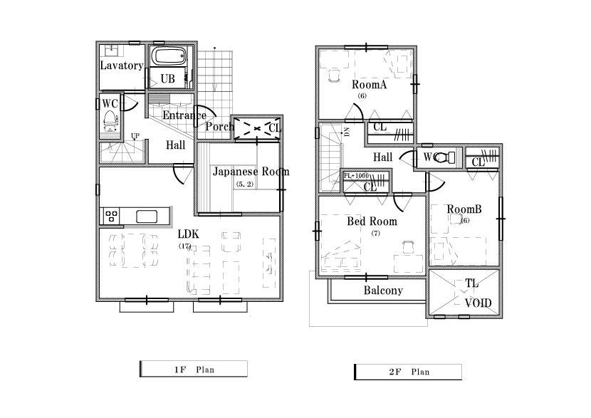 Other building plan example. Building plan example (No. 3 locations) Building area 101.04 sq m