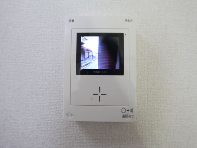 Security. Monitor with intercom