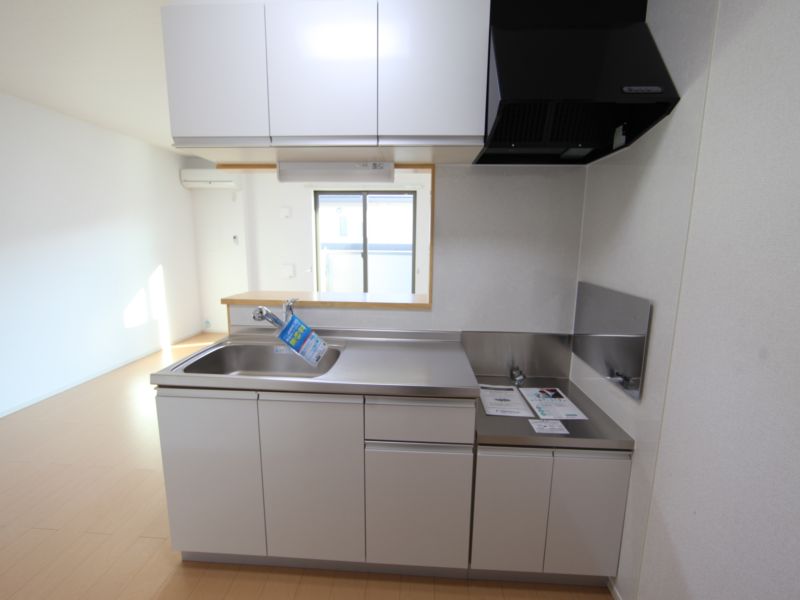 Kitchen. Counter Kitchen Two-burner stove installation Allowed