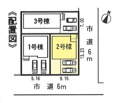 Compartment figure.  ◆ Southeast corner lot ◆ 