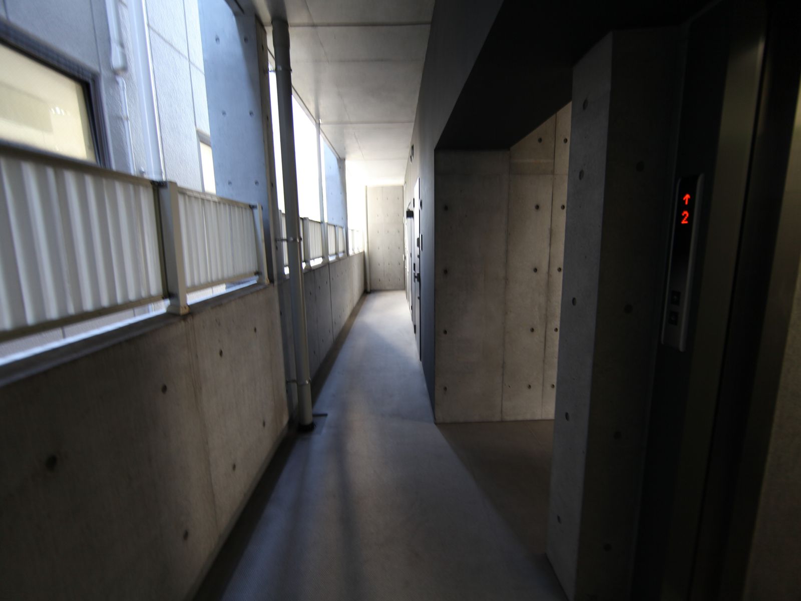 Other common areas. Shared hallway Concrete driving range