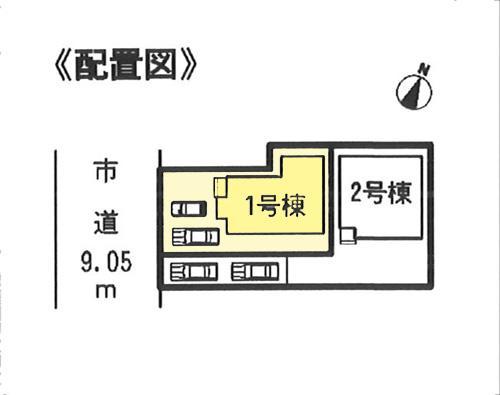 Compartment figure.  ◆ You can park two parallel ◆ 