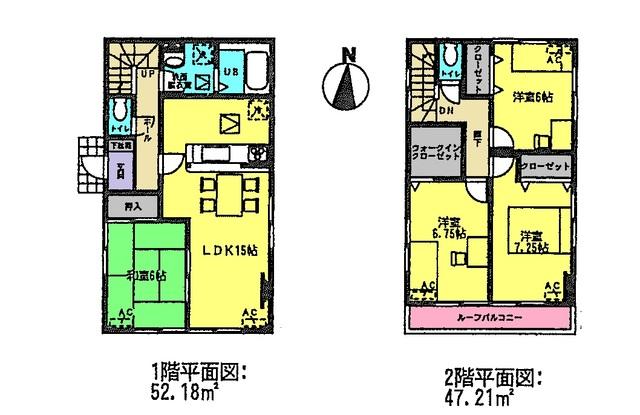 Floor plan. 31,900,000 yen, 4LDK, Land area 128.74 sq m , Building area 99.39 sq m floor plan