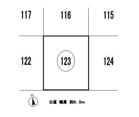 Compartment figure. Land price 6.8 million yen, Land area 81.11 sq m