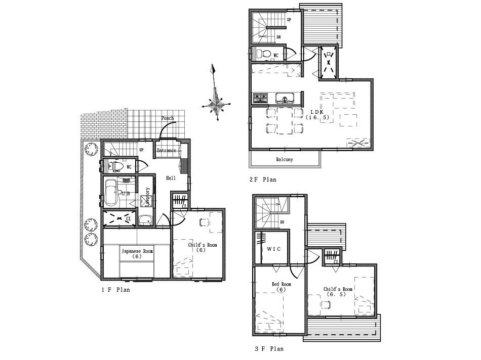 Other building plan example. Three-storey Building plan example (No. 1 place) Building area 107.66 sq m Floor plan. You can change the.