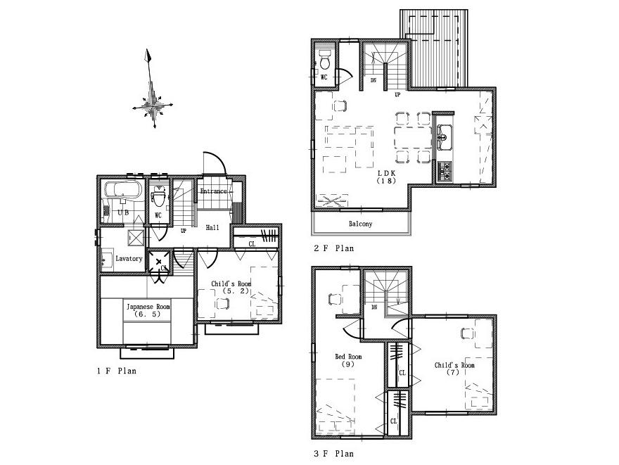 Other building plan example. 3-storey building plan example (No. 2 locations) Building area 107.66 sq m Floor plan. You can change the. 