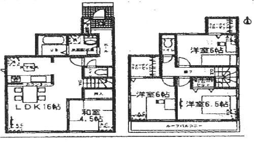 Floor plan. (9 Building), Price 24,900,000 yen, 4LDK, Land area 110 sq m , Building area 96.9 sq m