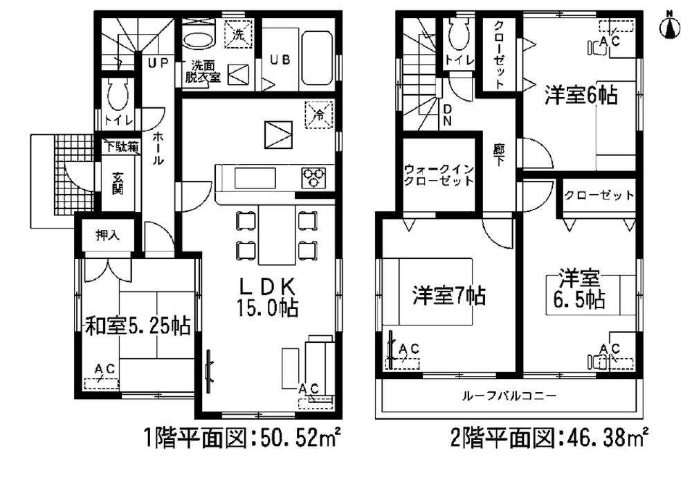 Floor plan. 32,800,000 yen, 4LDK, Land area 121.93 sq m , Building area 96.9 sq m