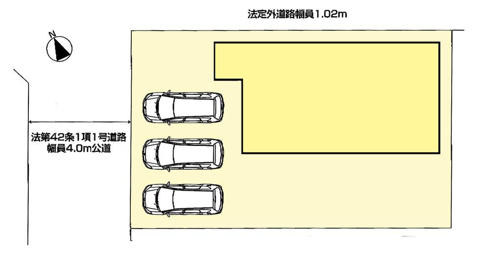 Compartment figure. ◆ Parallel parking Santai Allowed ◆