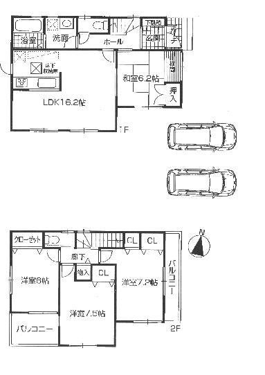 Floor plan. 29,900,000 yen, 4LDK, Land area 180.43 sq m , Building area 98.42 sq m