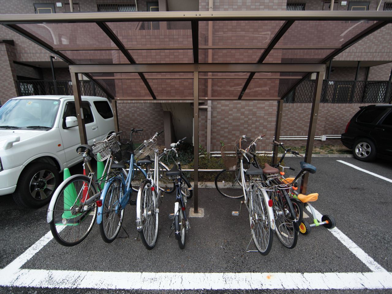 Other common areas. Bicycle-parking space