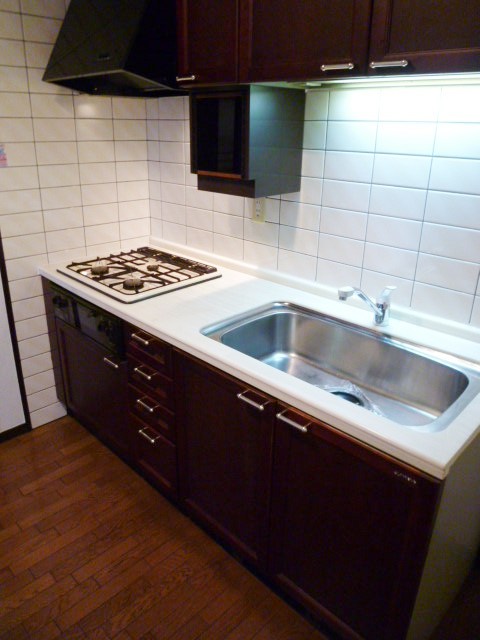 Kitchen. System Kitchen (3-neck with a gas stove)