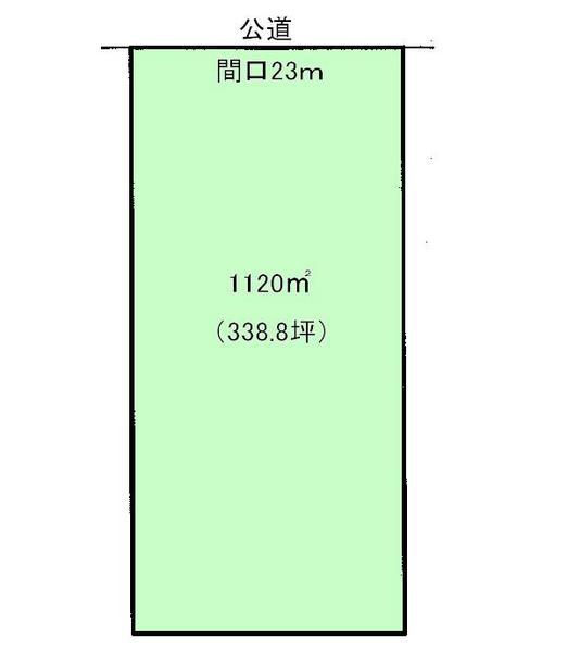 Compartment figure. Land price 200 million 37,160,000 yen, Land area 1,120 sq m