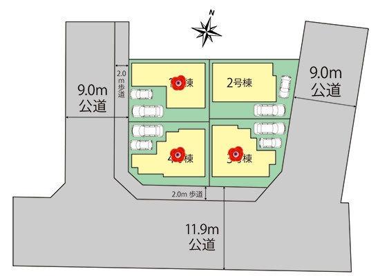 The entire compartment Figure. Nagoya Mizuho-ku, Shinto-cho 1-chome compartment view