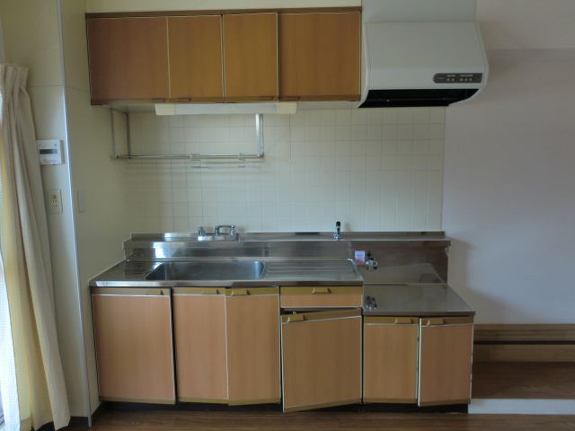 Kitchen. You can gas stove installation!