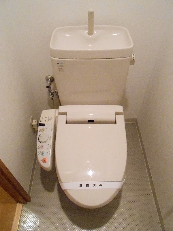 Toilet. Warm water washing toilet seat