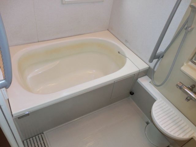 Bath. White keynote spacious bathroom