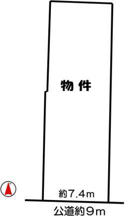 Compartment figure. Land price 31,800,000 yen, Land area 151.05 sq m