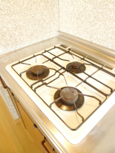 Kitchen. 3-neck gas stove built-in