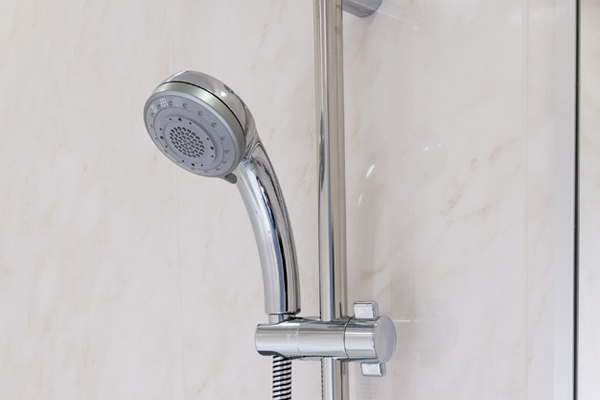 Bathing-wash room.  [Multi-function shower head] Shower head to a variety of functions provided, such as soothing massage shower on the body (same specifications)