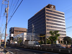 Bank. 230m until Okazakishin'yokinko Mizuho Branch (Bank)