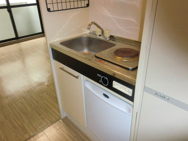 Kitchen. Electric stove with mini-kitchen