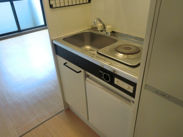 Kitchen. Electric stove mini kitchen