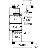 Floor: 3LDK, occupied area: 81.75 sq m, Price: TBD