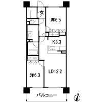 Floor: 2LDK, occupied area: 65.09 sq m, Price: TBD