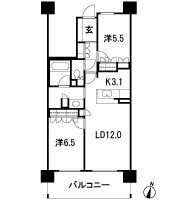 Floor: 2LDK, occupied area: 63.44 sq m, Price: TBD