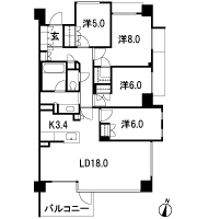 Floor: 4LDK + N + WIC, the occupied area: 100.89 sq m, Price: TBD
