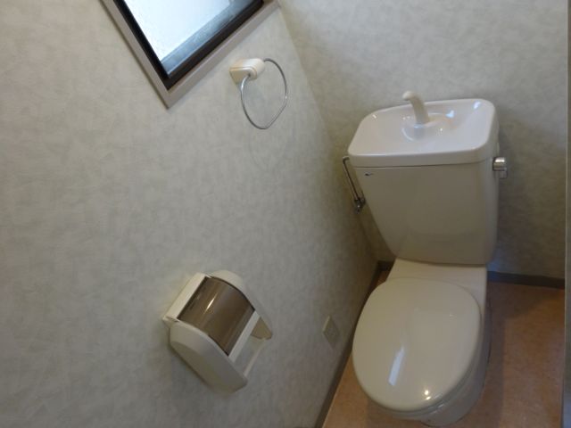 Toilet. There is an electrical outlet in the toilet