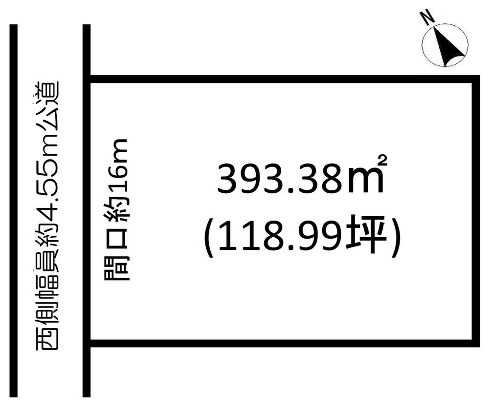 Compartment figure. Land price 96 million yen, Land area 393.38 sq m
