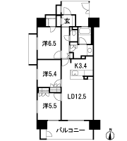 Floor: 3LDK, occupied area: 76.04 sq m, Price: TBD