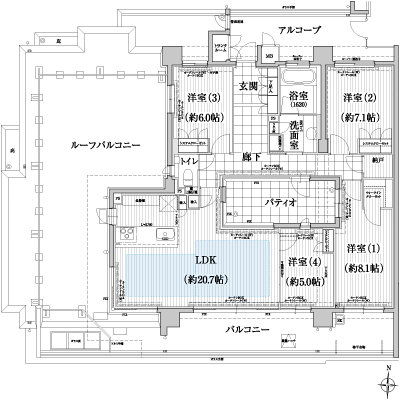 Floor: 4LDK, occupied area: 110.63 sq m